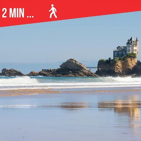 Oceane Plage Cote Des Basques Par Ascenseur Parking Apartmán
